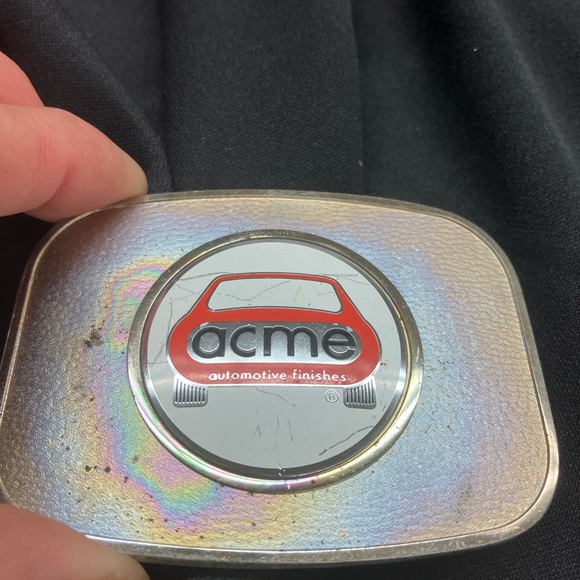 Assorted Lot of 6 of Vintage Belt Buckles Brass Silver Novelty - Picture 5 of 13